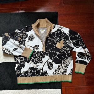 Anthropologie/ Maeve Half Zip Sweater